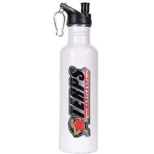 Maryland Terrapins 26oz stainless steel water bottle with Pop up Spout 