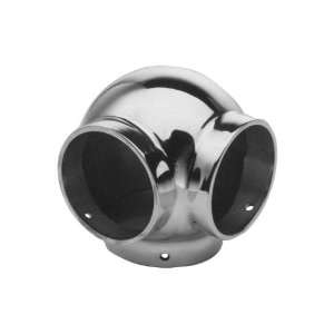  Satin (Brushed) Stainless Steel Ball Side Outlet Ell 