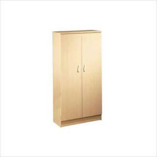 Nexera Wall Street 5 Shelf Natural Maple Storage Cabinet 687174005637 