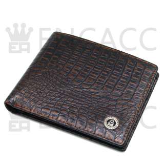 New Brown Genuine Cowhide Leather Bifold Mens Wallet★  
