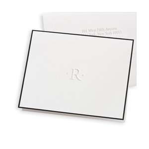    Personalized Stationery   One Initial Note
