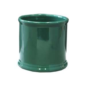   Masters Collection 5 Inch Green Stoneware Tool Crock