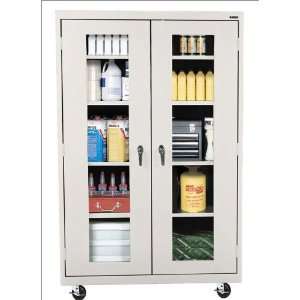  Mobile Easy View Storage Cabinet Assembled 36x24x78 