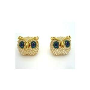  Charmed by Stacy Owl Stud Earrings Jewelry