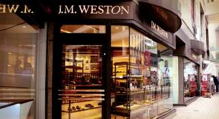 BEAUTIFUL BLACK MENS J.M. Weston Shoes Classy European Style  
