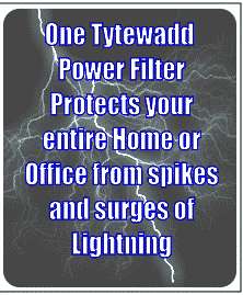 Tytewadd Power Filter Whole House Lightning Protection  