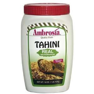 Ambrosia Tahini Paste, 16 oz Units, 4 ct (Quantity of 3 