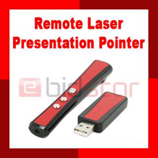 New Remote Laser Presentation Pointer wireless powerpoint presenter pc 