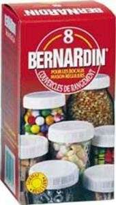 Bernardin MASON JAR STORAGE LID 1801 Pack of 8 canning  