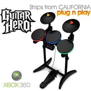 XBOX 360 Guitar Hero 6 Warriors of Rock DRUM SET GH LN  