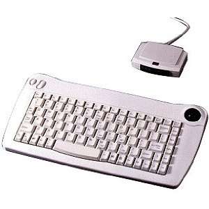  88 key Wireless Ir USB Touchpad Mini Keyboard(ivory 