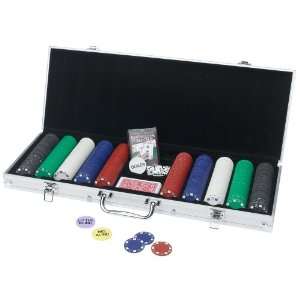 500 Poker Chips Case Toys & Games