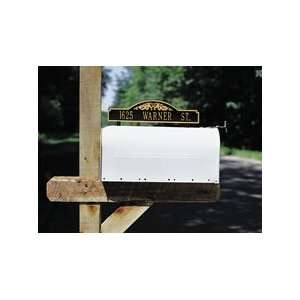   Line Two Sided Scroll Mailbox Address Marker (5122)