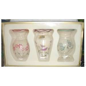  Lenox Set of 3 Floral Spirit Vases 