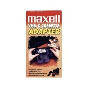  Maxell Vhs C To Vhs Adapter Allows Vhs C/Svhs C Playback In Vhs 