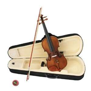   Violin with Bow, Free Case, and Accessories Musical Instruments