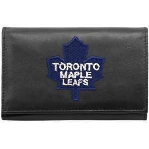  Rico Toronto Maple Leafs Embroidered Leather Tri Fold Wallet 