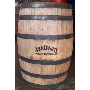 Jack Daniels Laser Engraved and Branded Whiskey Barrel  