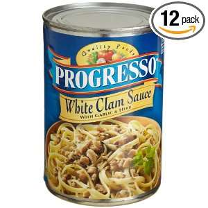 Progresso Sauce White Clam, 10.5 Ounce Cans (Pack of 12)  