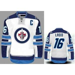 New Winnipeg Jets Jersey #16 Ladd White Hockey Jersey Size 56  