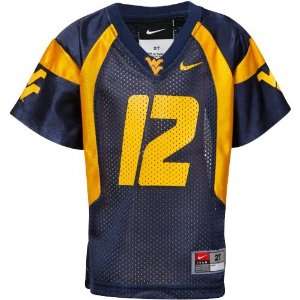 Nike West Virginia Mountaineers #12 Toddler Replica Football Jersey 